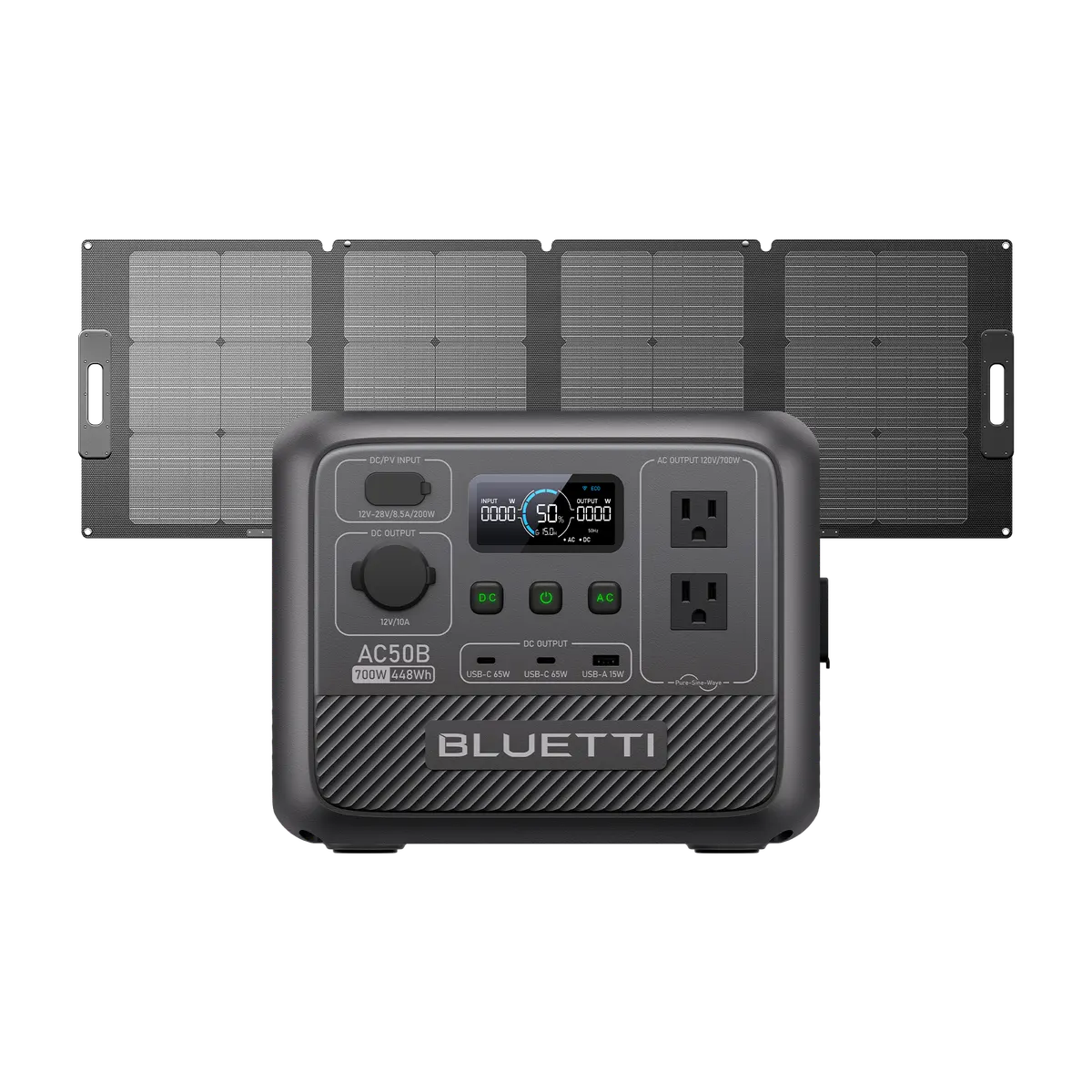 BLUETTI AC50B Portable Power Station | 700W 448Wh