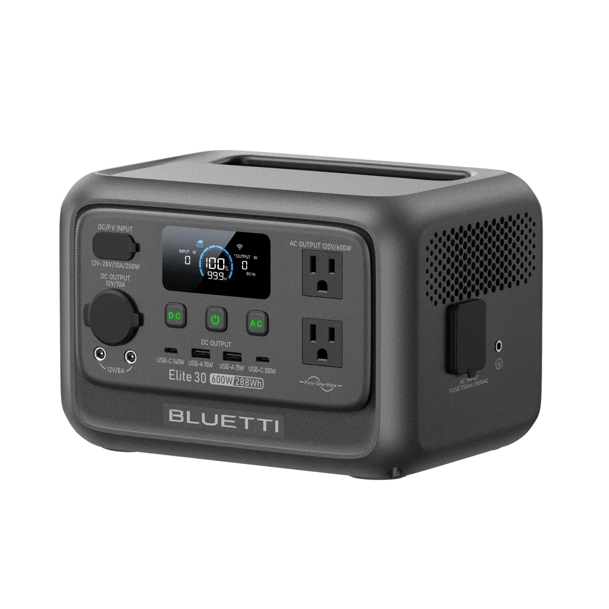 BLUETTI Elite 30 V2 Portable Power Station | 600W 288Wh