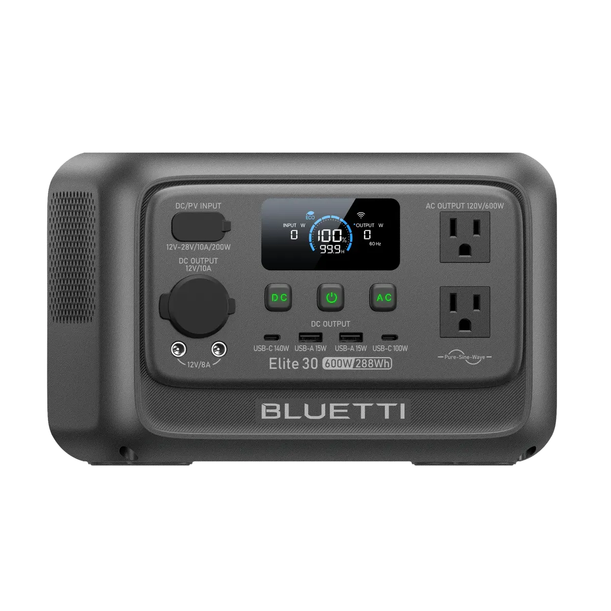 BLUETTI Elite 30 V2 Portable Power Station | 600W 288Wh