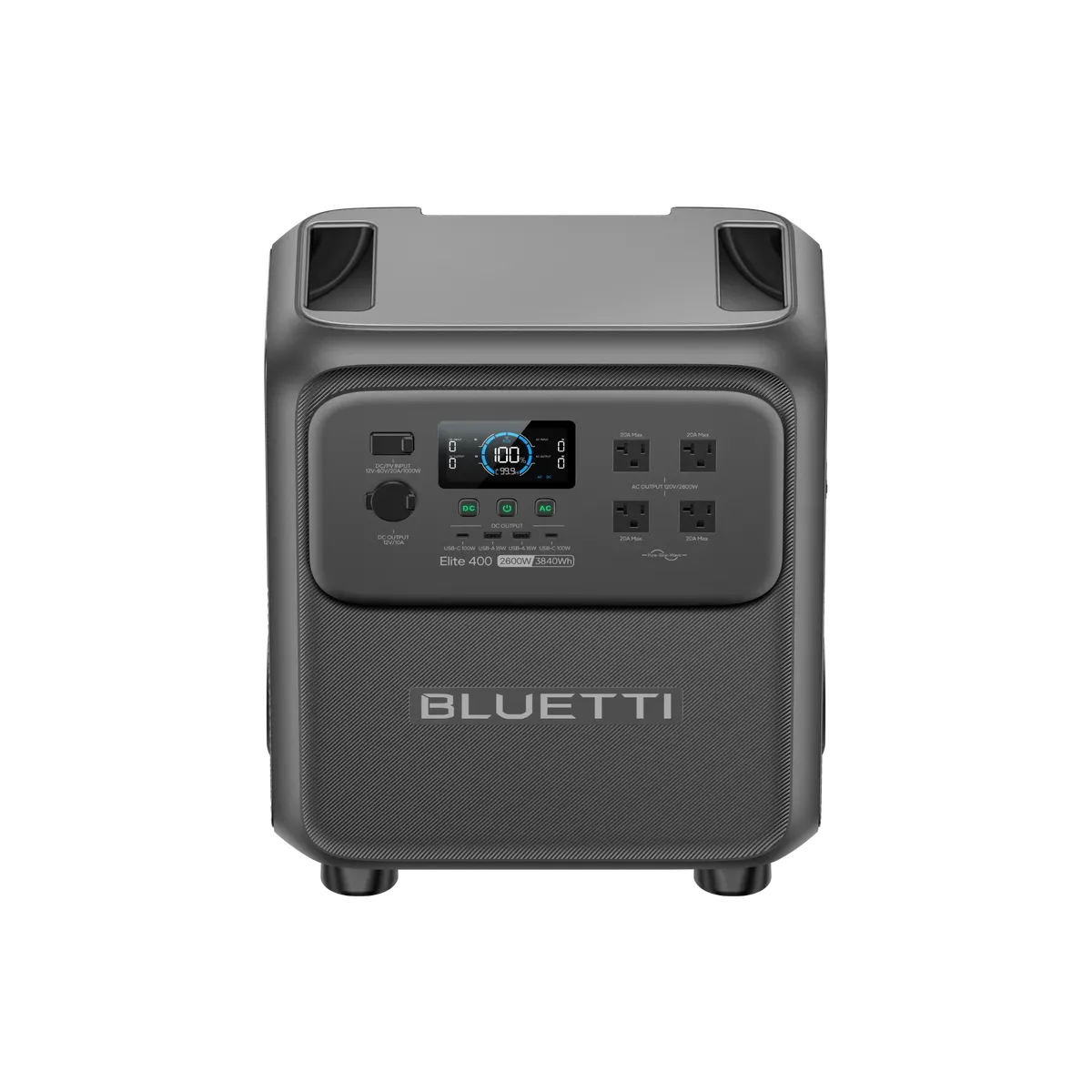 BLUETTI Elite 400 Portable Power Station | 3,840Wh, 2,600W