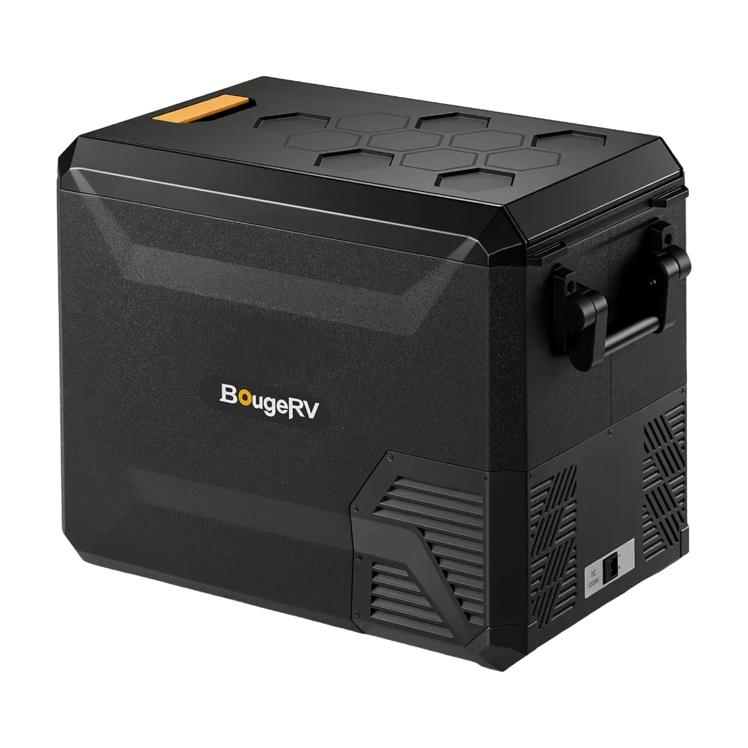 BougeRV New ASPEN S50 12V 50QT Portable Fridge with 277Wh Battery