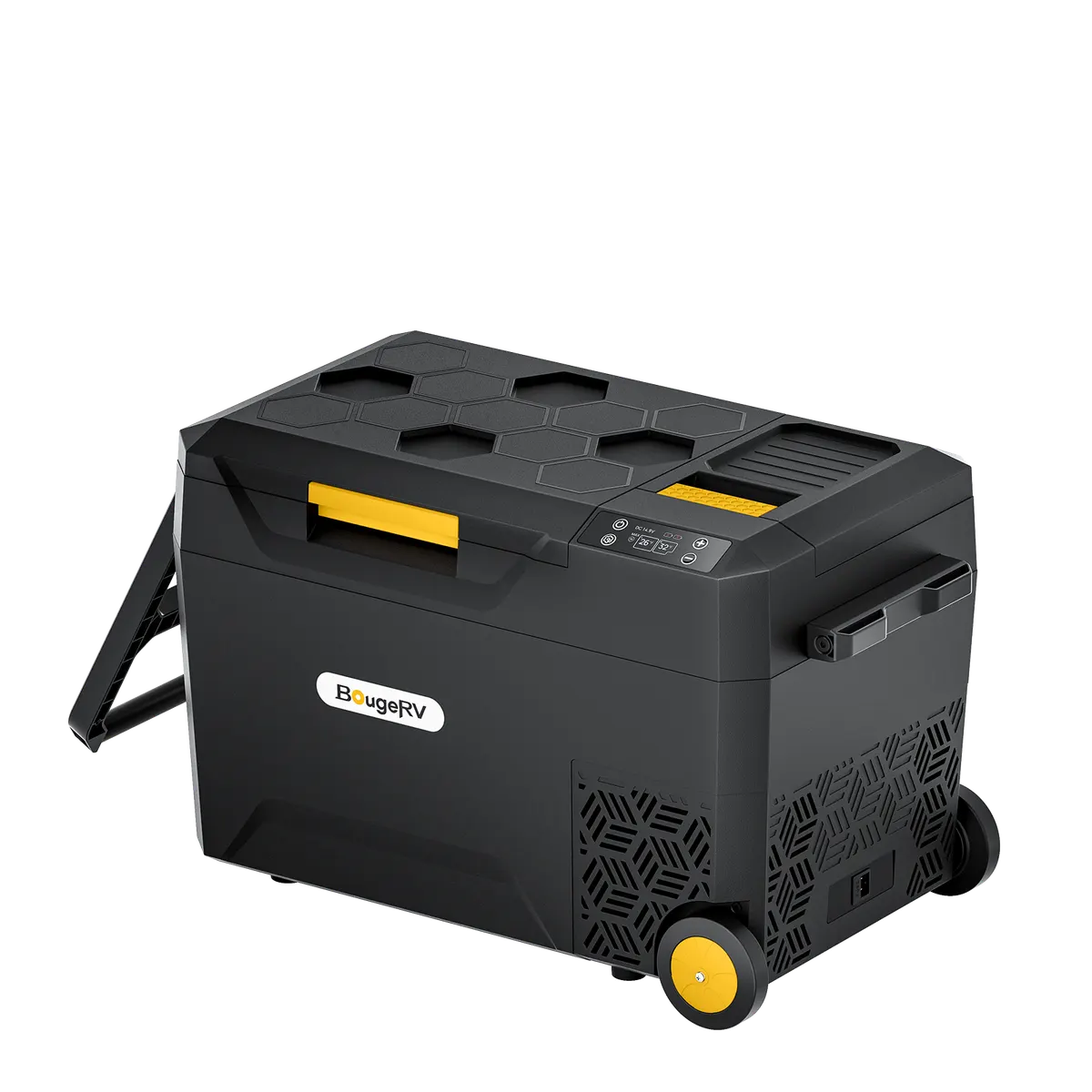 BougeRV CRX2 31QT Insulated Dual-Zone Portable Fridge with 2 Batteries
