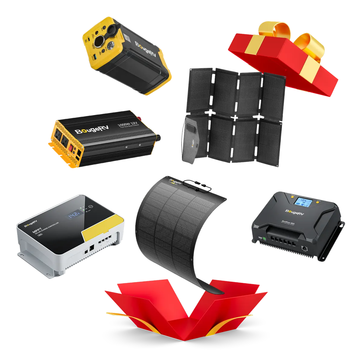 BougeRV Mystery Plus Solar Gift Box