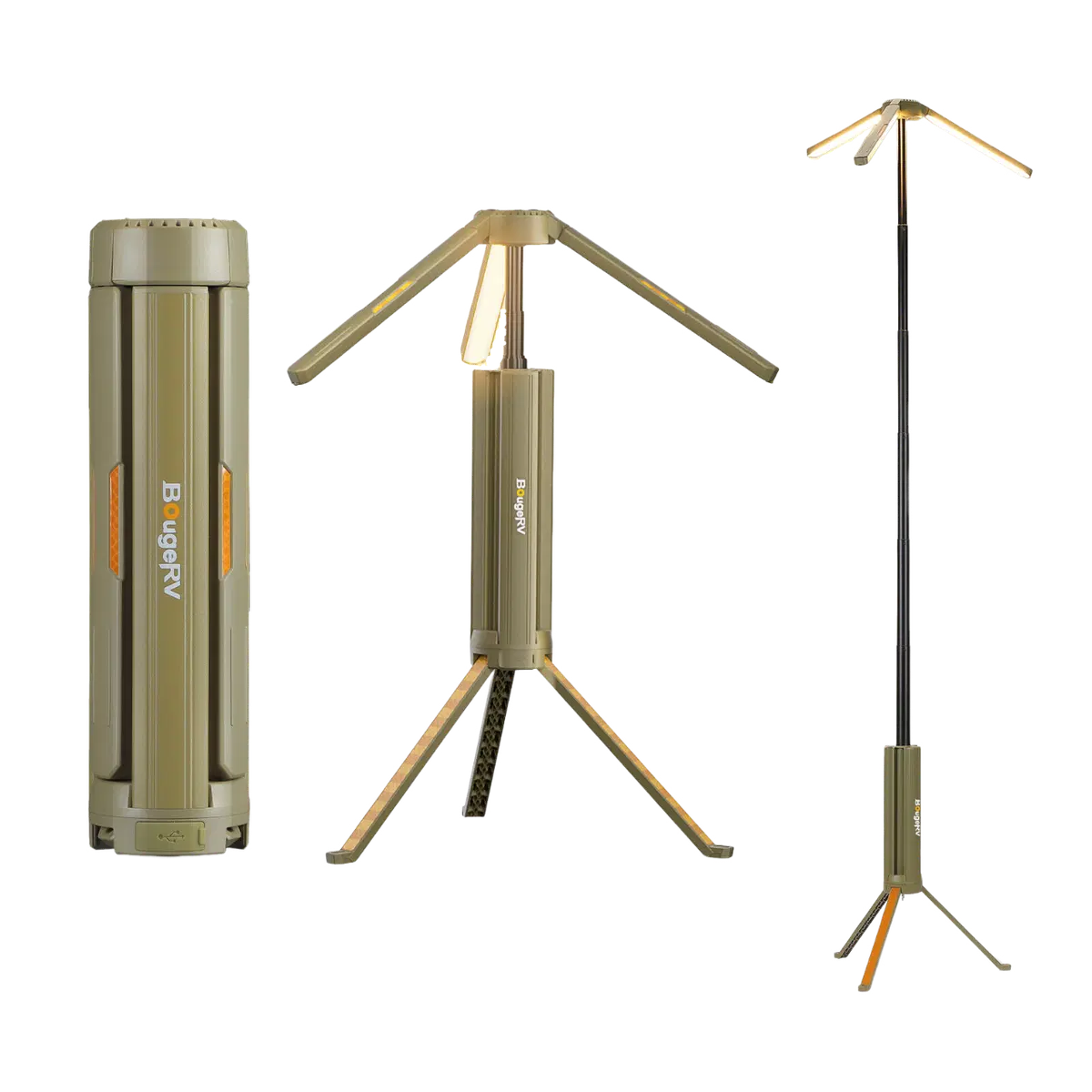 BougeRV CL04 Outdoor Portable Telescopic Camping Light