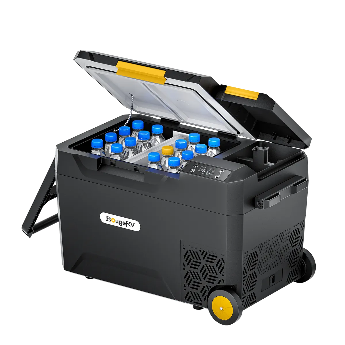 BougeRV CRX2 31QT Battery Powered Insulated Dual-Zone Portable Fridge