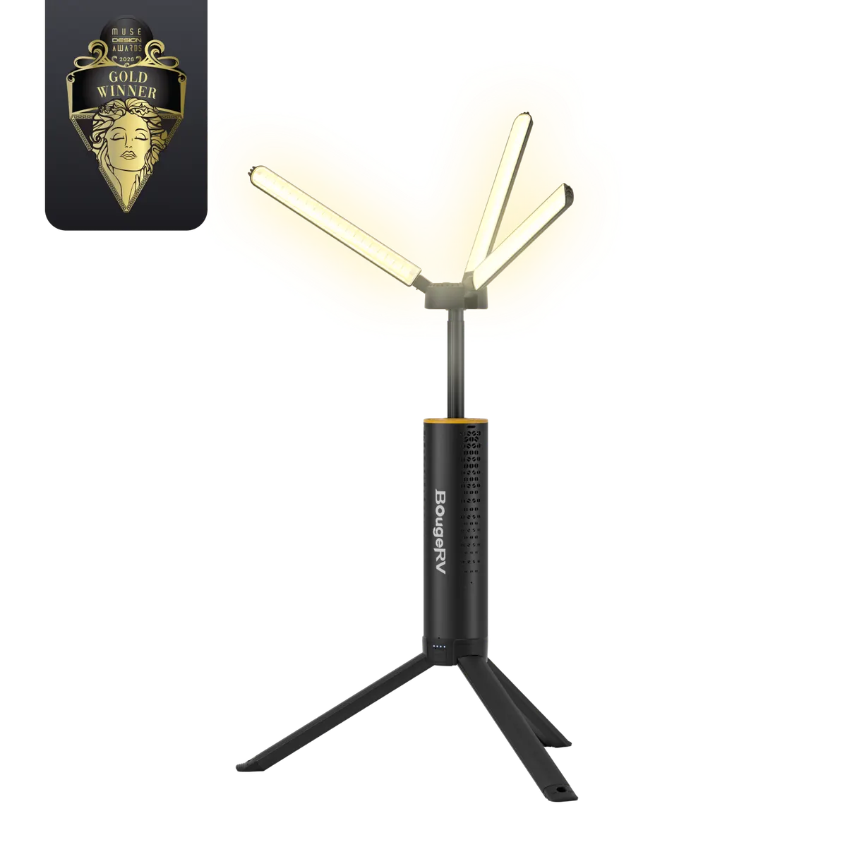 BougeRV New T1 Portable Telescopic Camping Light