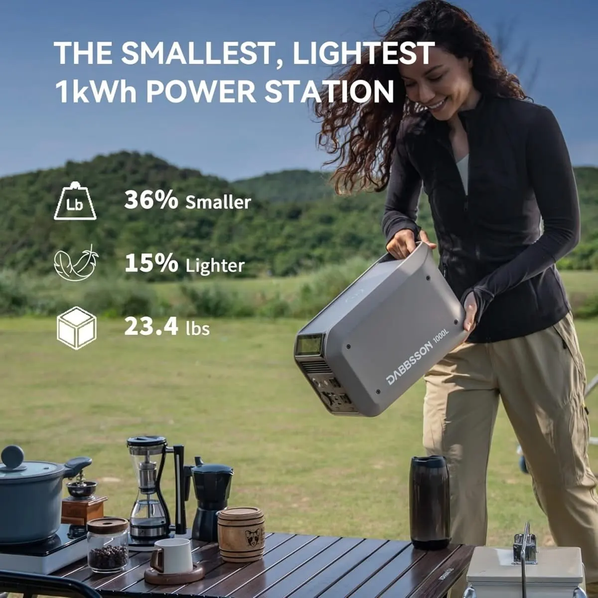 Dabbsson 1000L Portable Power Station | 1008Wh, 1200W