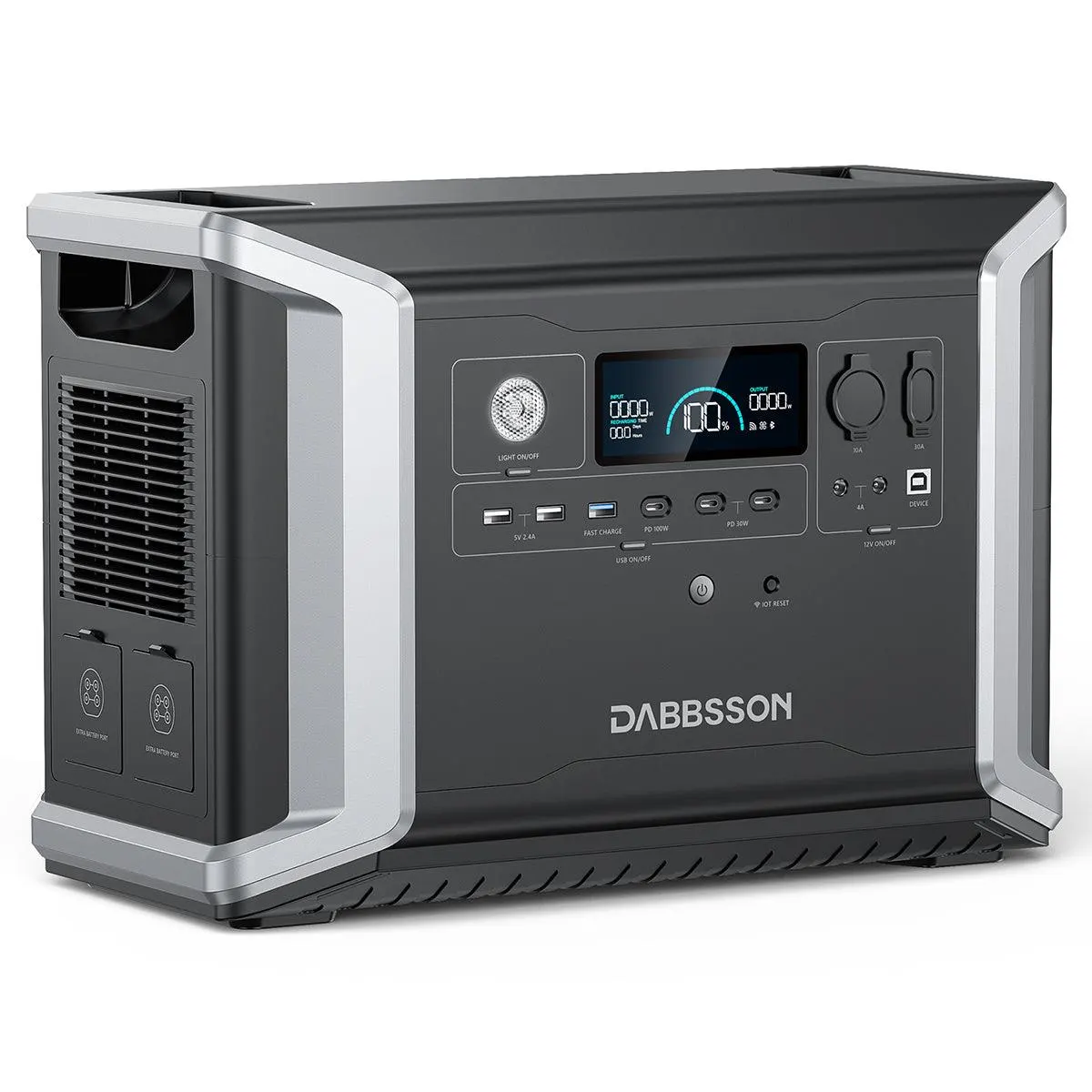 Dabbsson DBS2300 Plus Portable & Home Backup Power Station | 2330Wh, 2200W