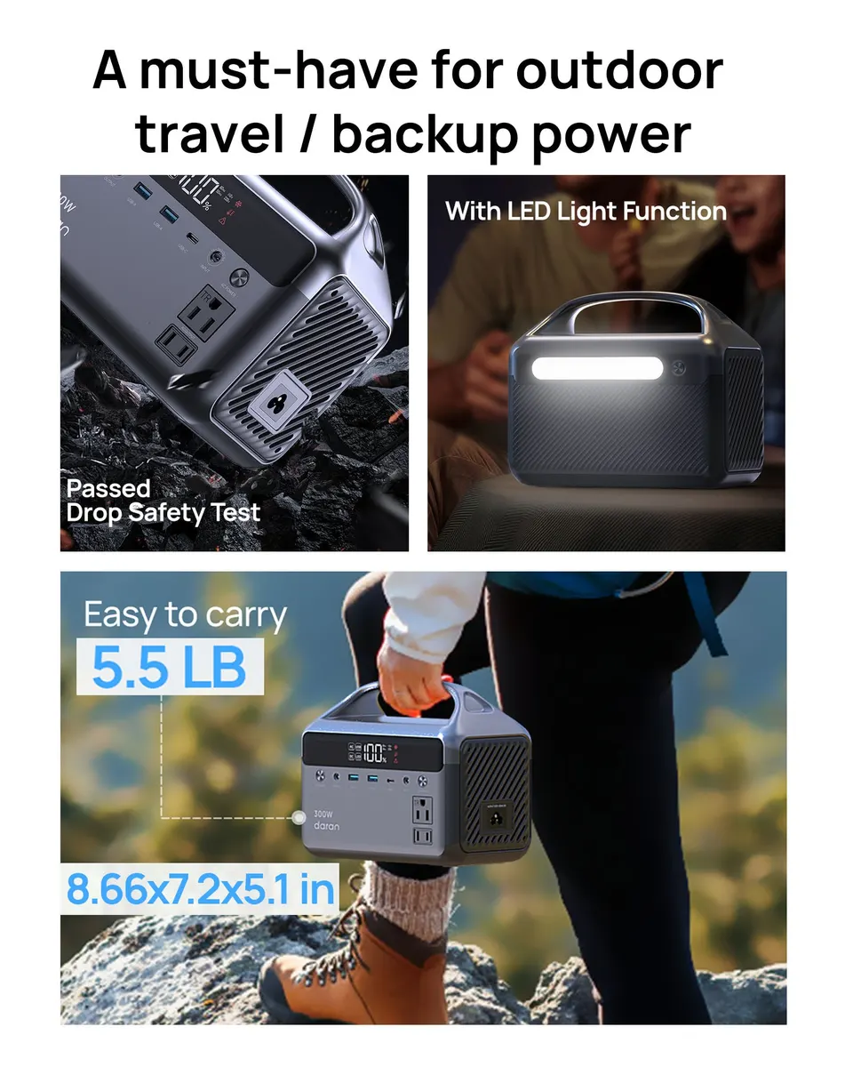Daran NEOZL Portable Power Station | 300W 192Wh