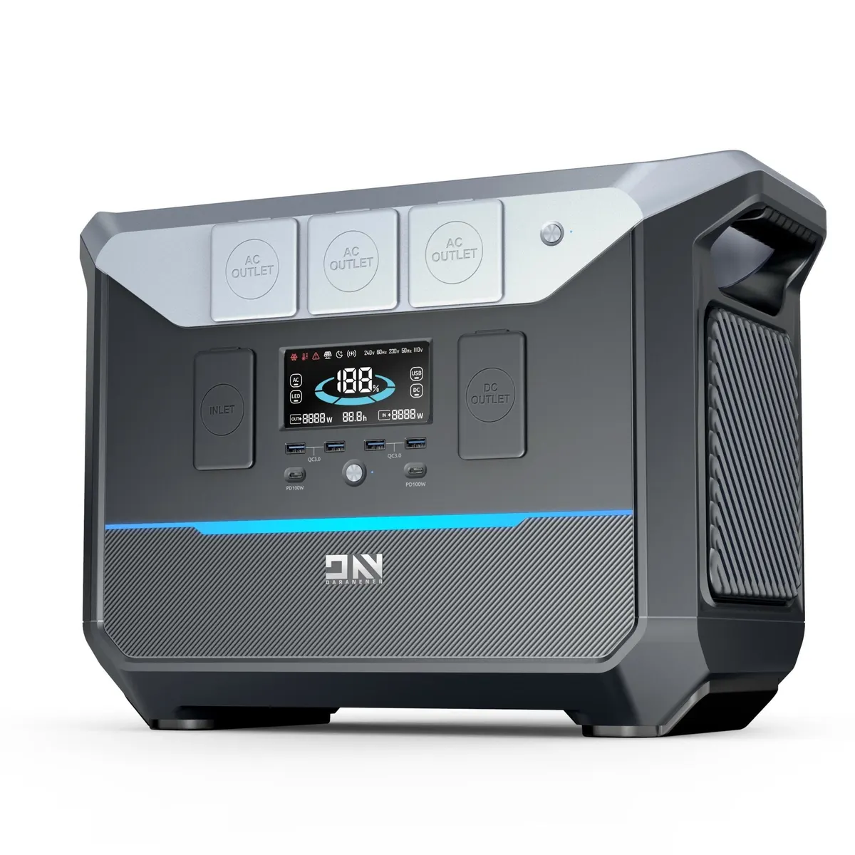 DaranEner NEO2000 Portable Power Station | 2000W 2073.6Wh (AU Warehouse)
