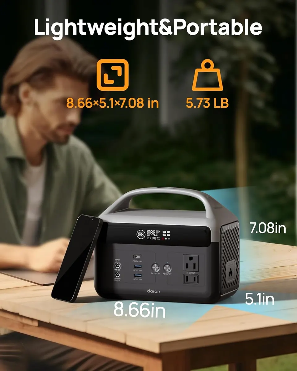 DaranEner NEOZ Portable Power Station | 300W 179.2Wh