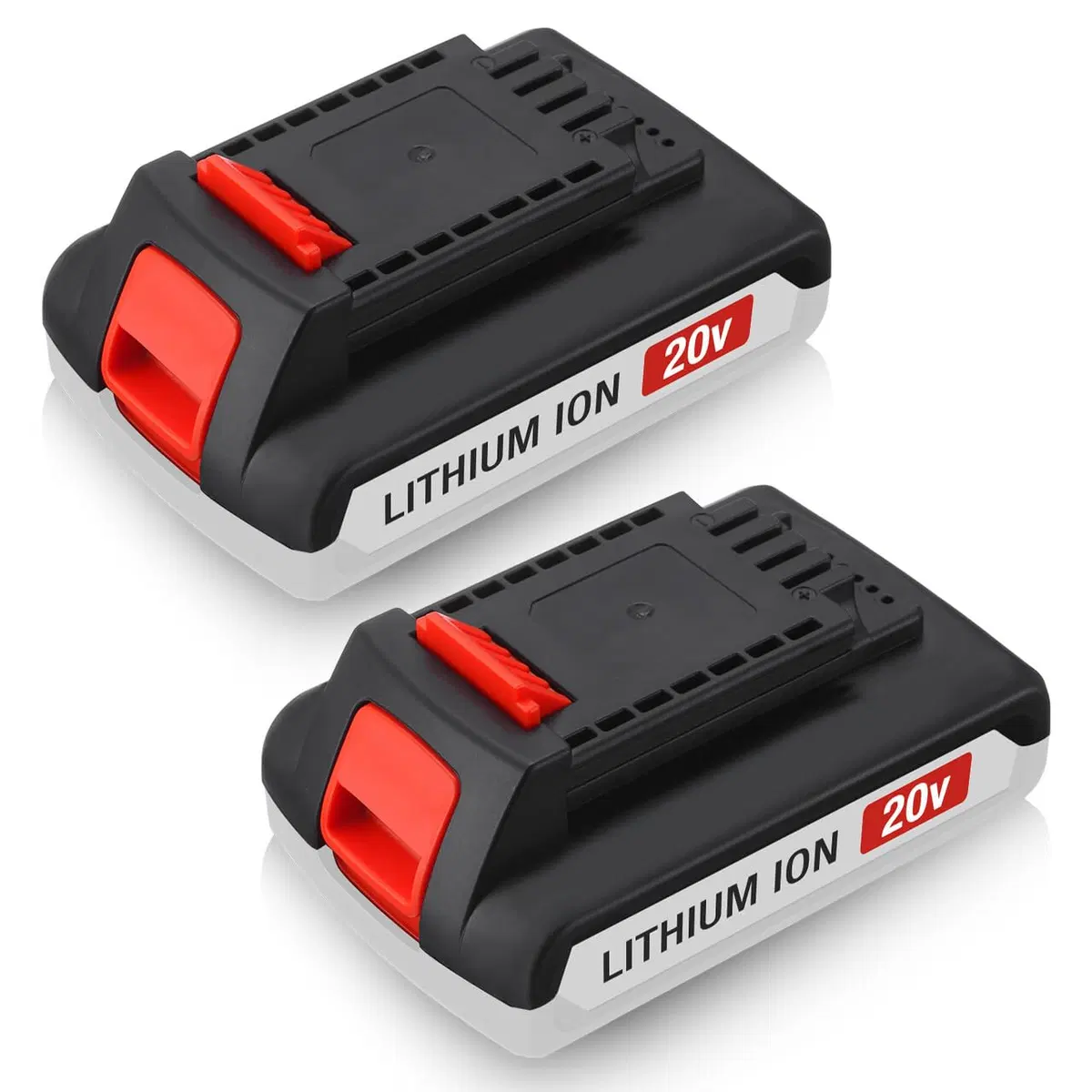 Upgraded 2 Pack 20V Max 3600mAh Battery for Black+Decker Tools