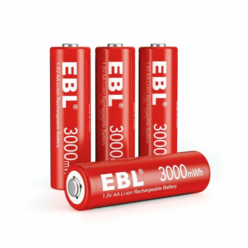 【CZ】EBL AA Rechargeable Li-ion Battery 1.5V 3000mWh