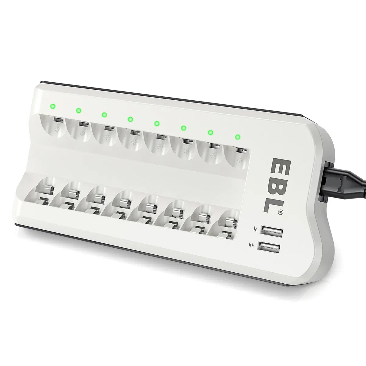 【UK】EBL Upgraded 808U Smart 8 Bay Individual Battery Charger