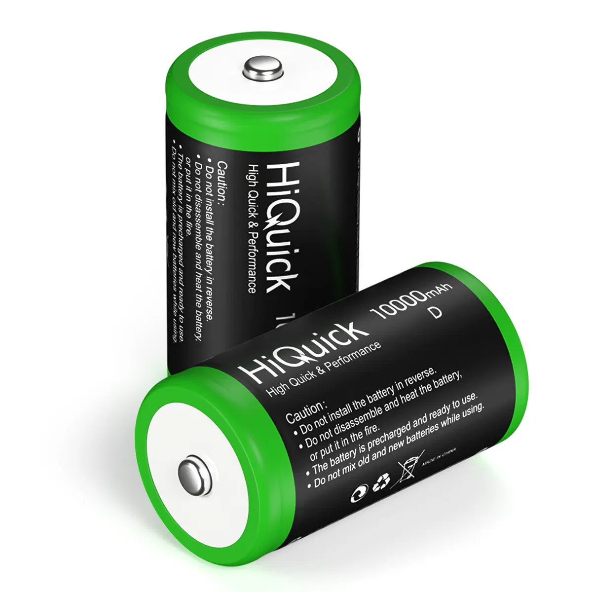 【UK】HiQuick D Cell NI-MH Rechargeable Batteries 10000mAh 1.2V