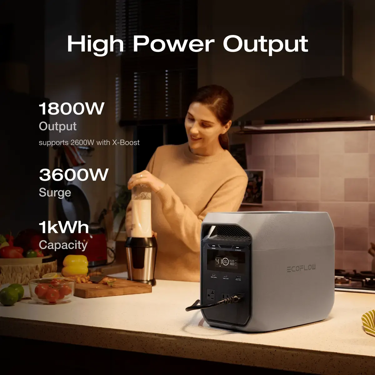 EcoFlow DELTA 3 Classic Portable Power Station (1024Wh) - Subscriber Exclusive