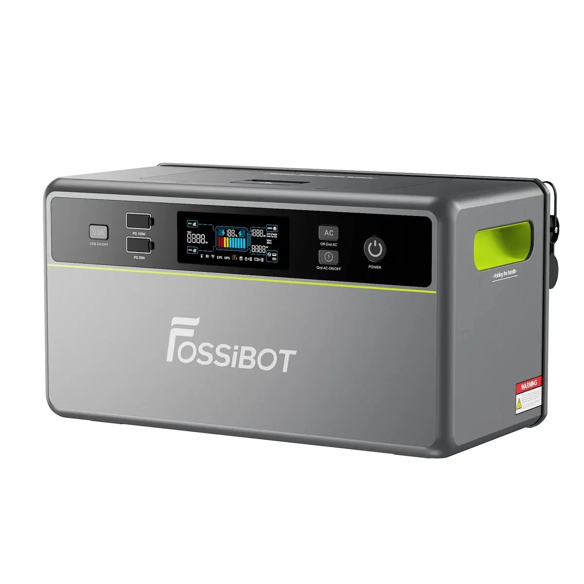 FOSSiBOT FBP1200 All-in-One Solar Energy Storage System with Balcony Power Station