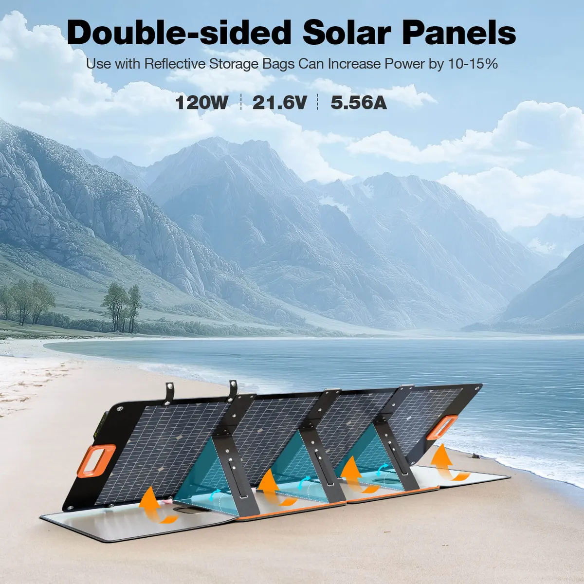 GRECELL 120W Bifacial Solar Panel