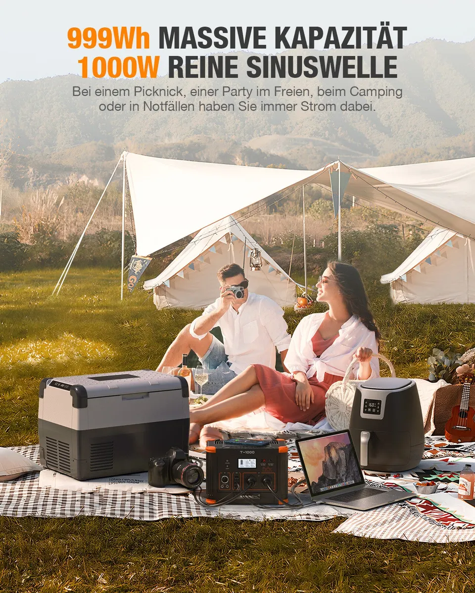 【EU】Grecell Portable Power Station 1000W
