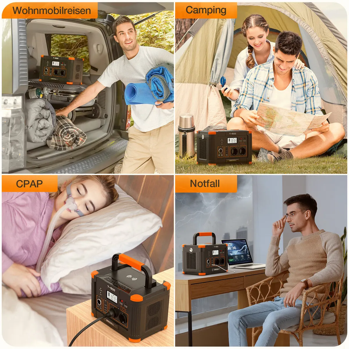 【EU】GRECELL Portable Power Station 500W