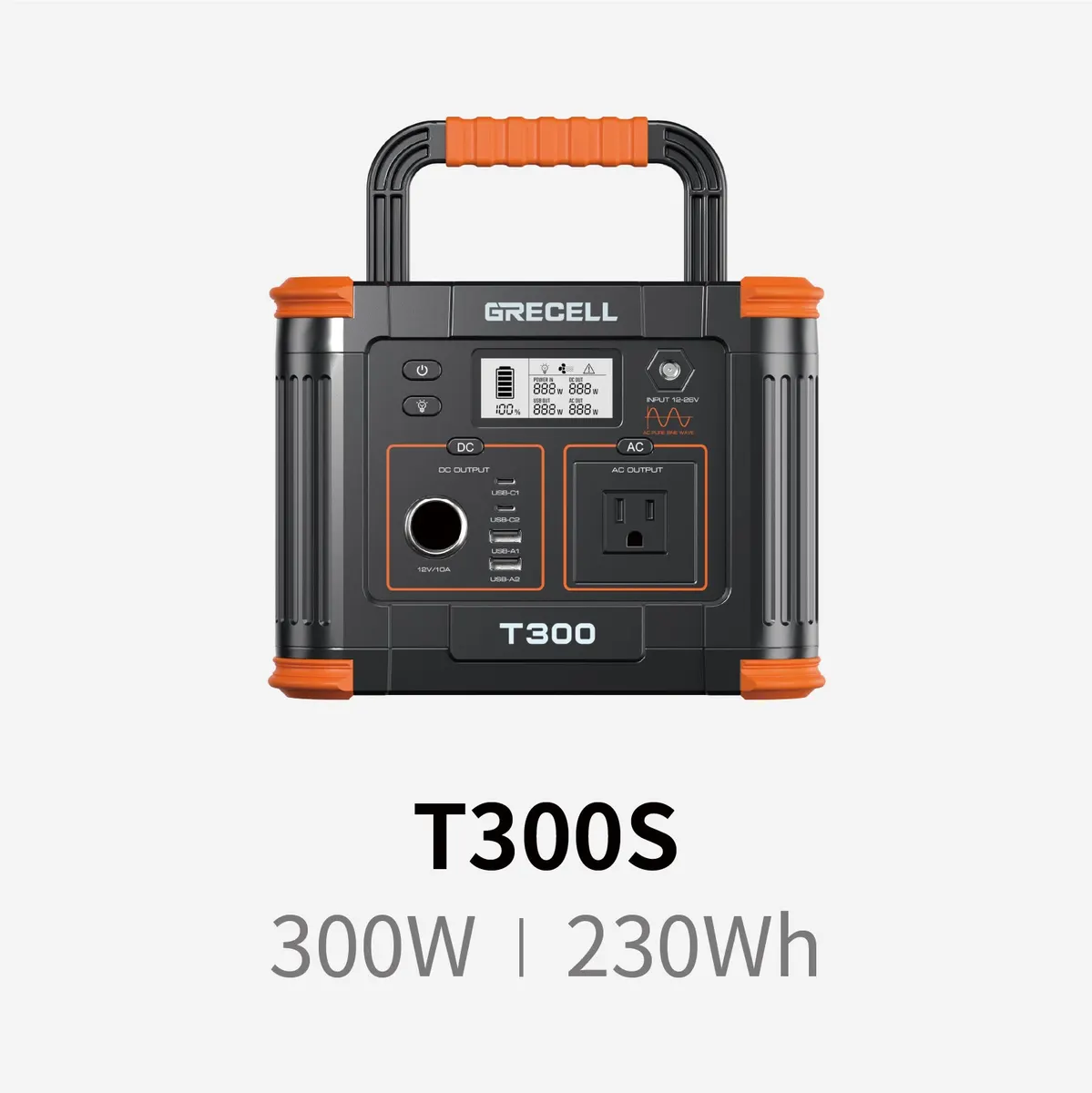 GRECELL Portable Power Station 300W