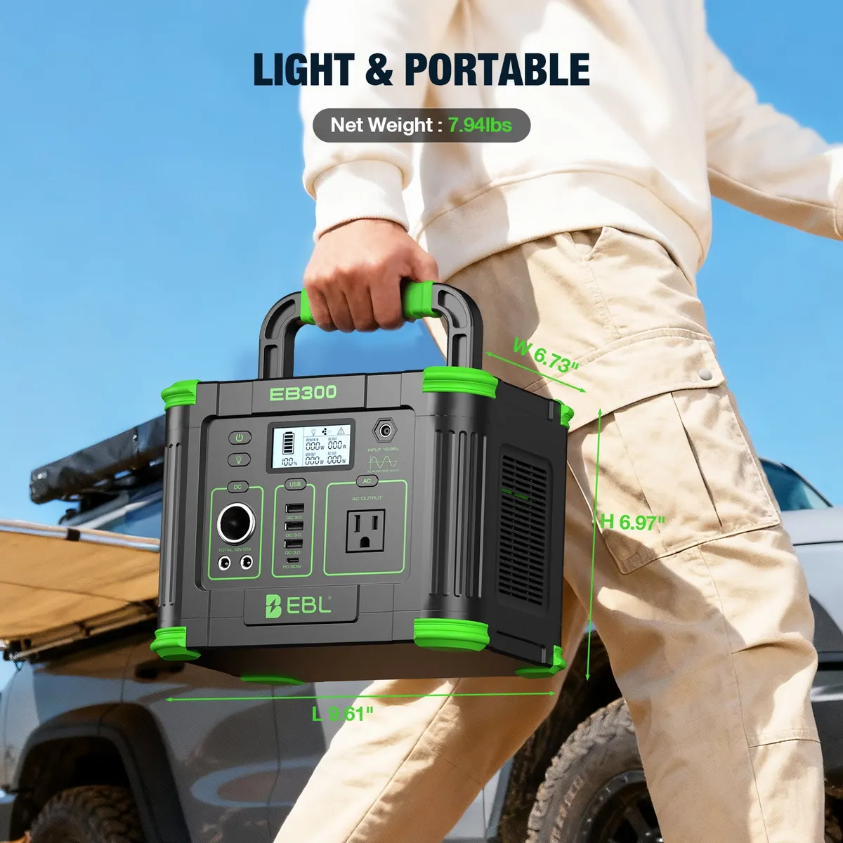 GRECELL Portable Power Station 300W