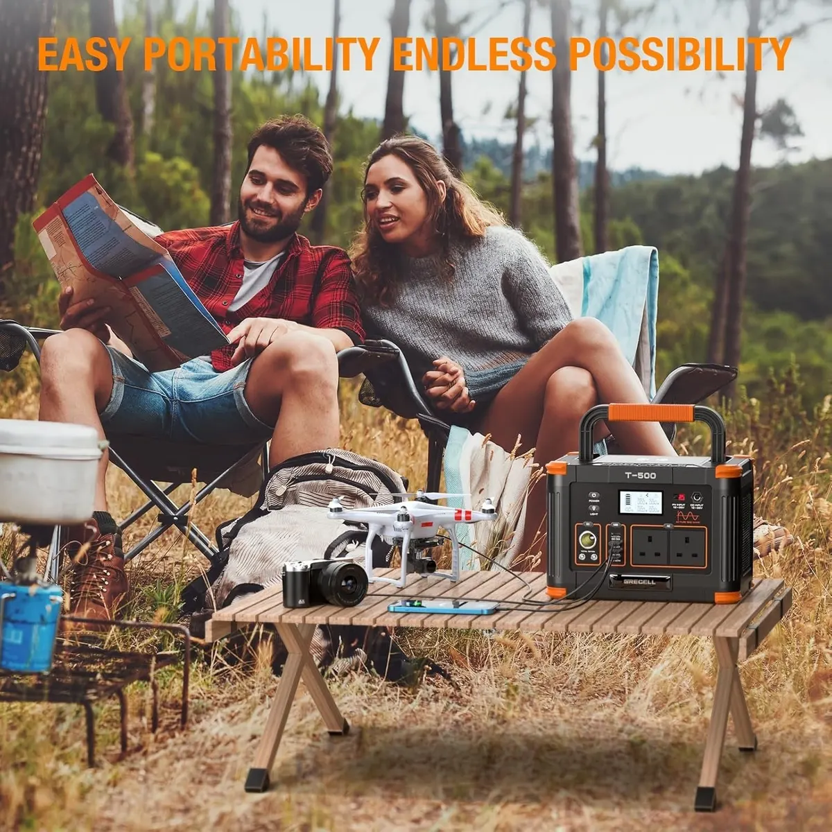 【UK】GRECELL Portable Power Station 500W