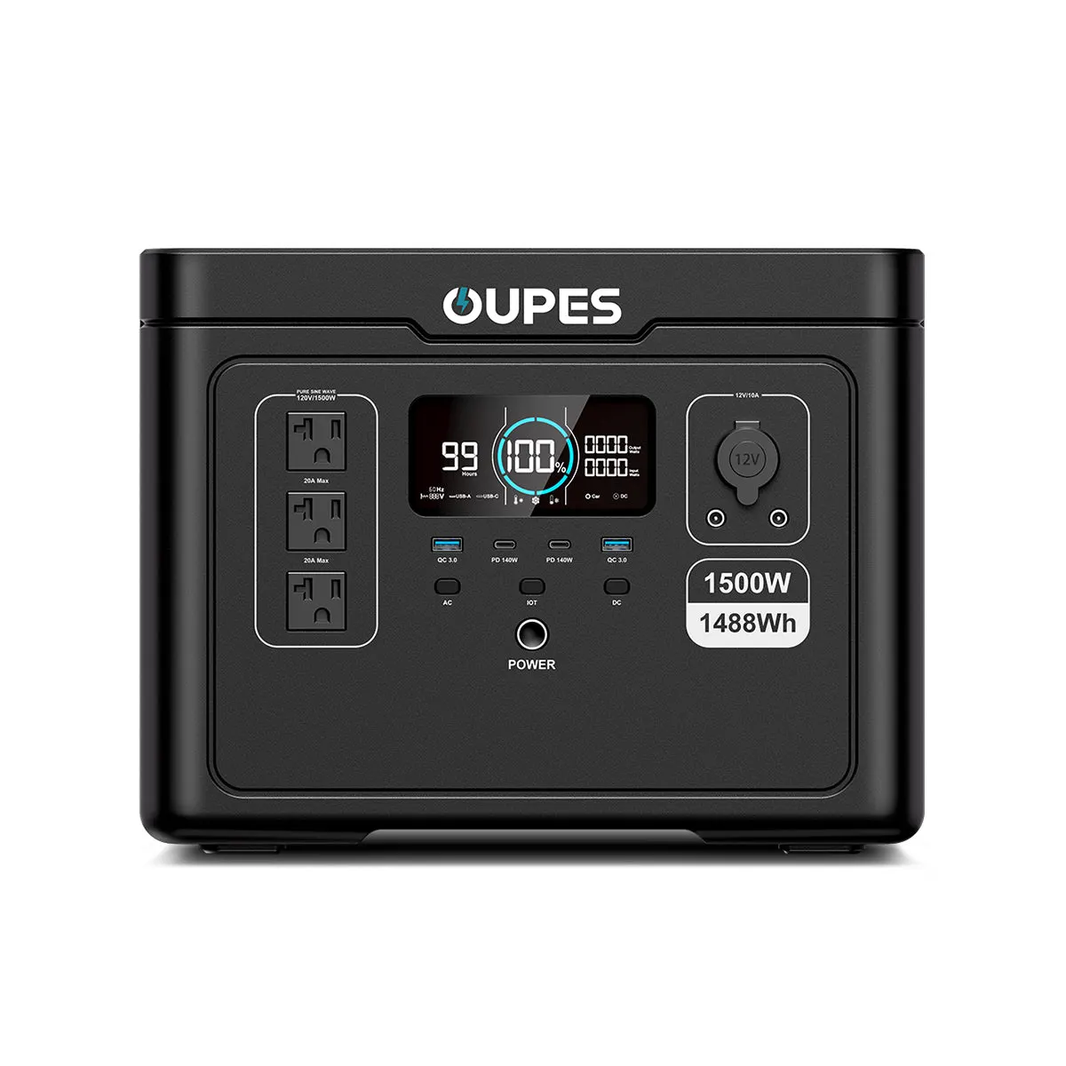 (Sold Out) OUPES Exodus 1500 Portable Power Station | 1500W 1488Wh