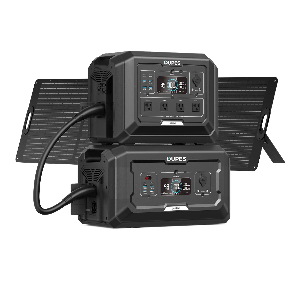 OUPES Mega 1 Home Backup & Portable Power Station | 2000W 1024Wh