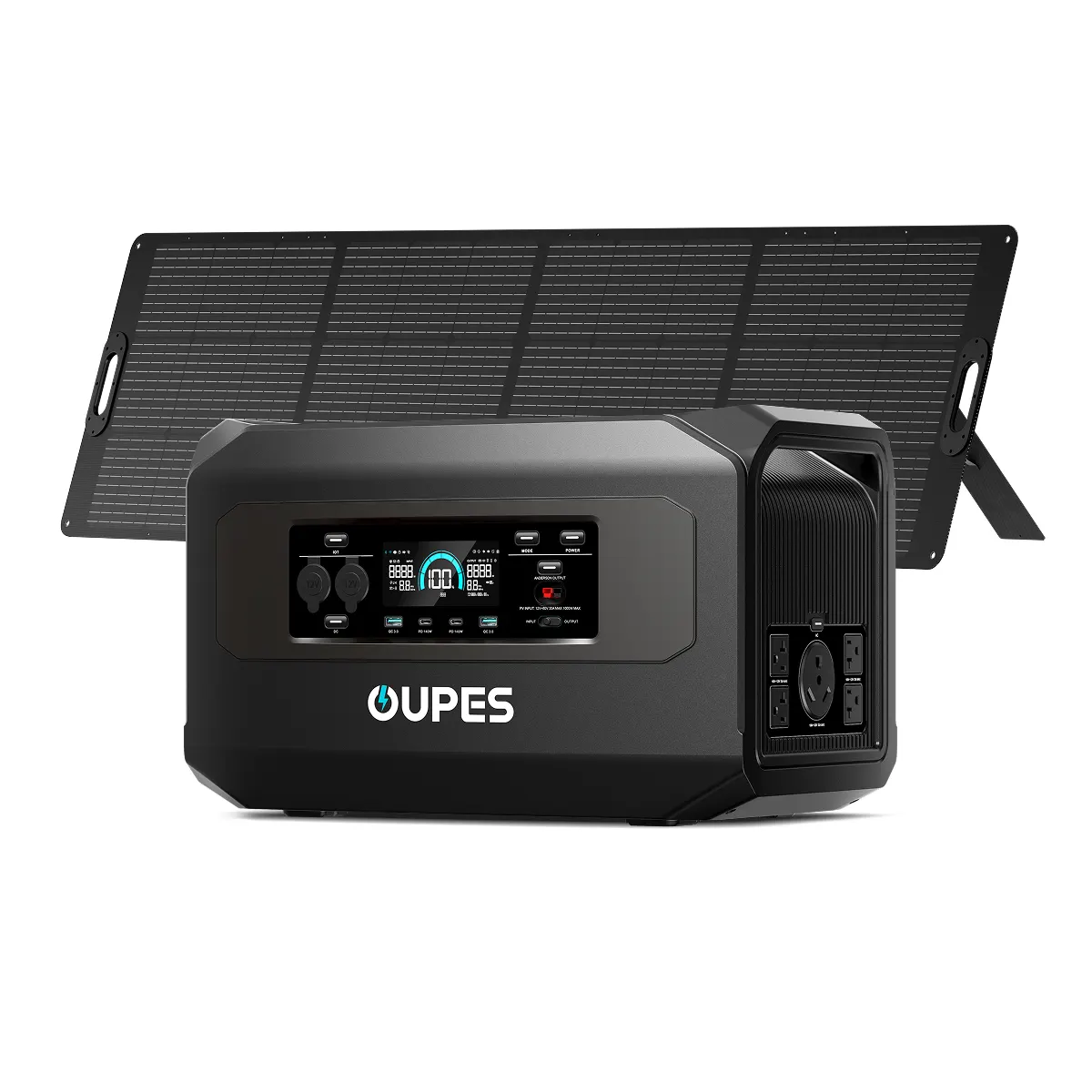 OUPES Mega 2 Pro Home Backup & Portable Power Station | 2500W, 2048Wh