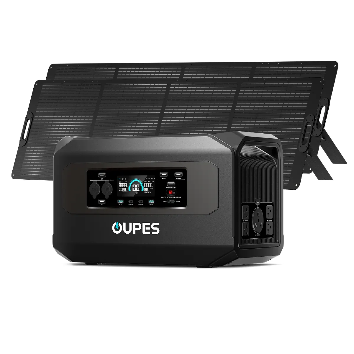 OUPES Mega 2 Pro Home Backup & Portable Power Station | 2500W, 2048Wh