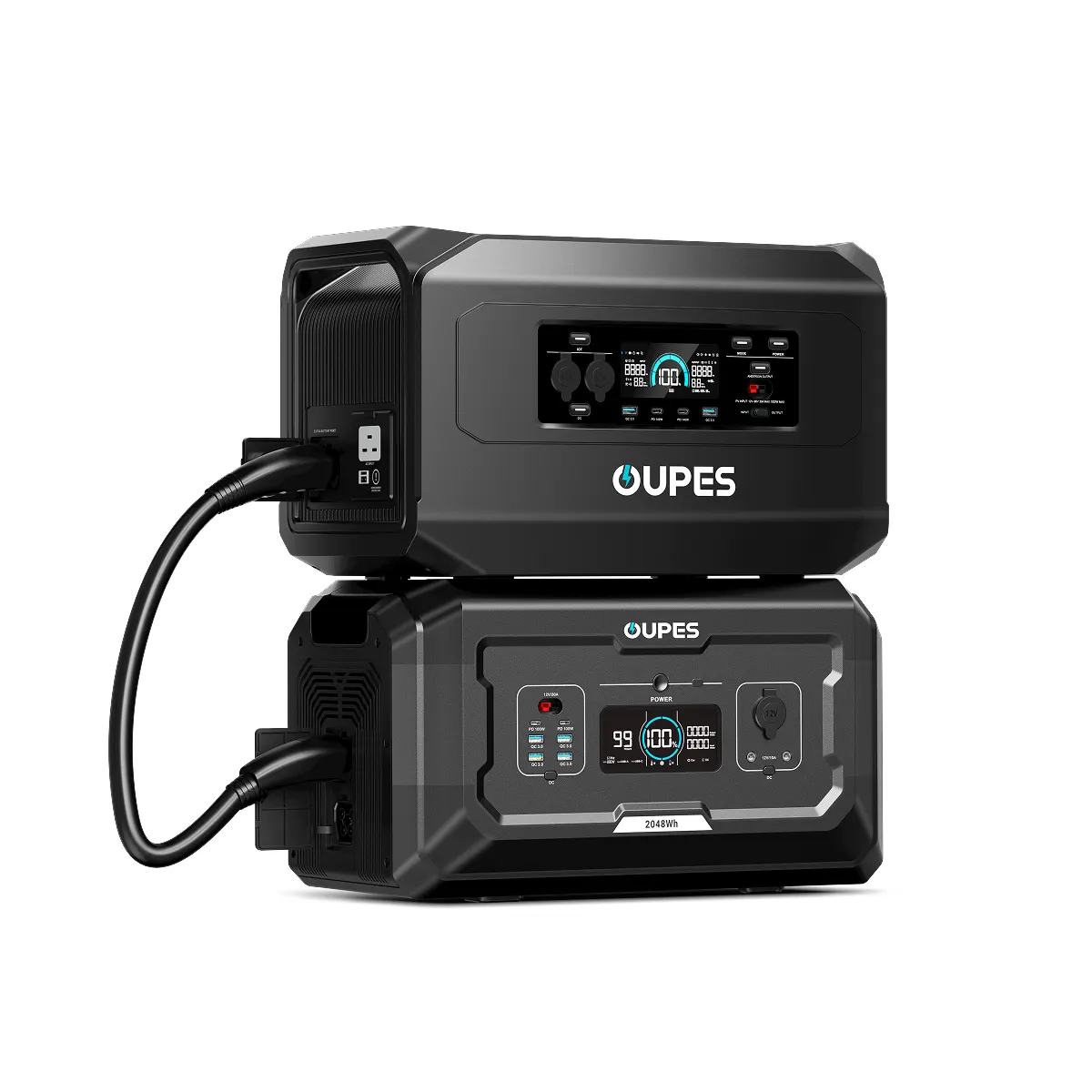 OUPES Mega 2 Pro Home Backup & Portable Power Station | 2500W, 2048Wh