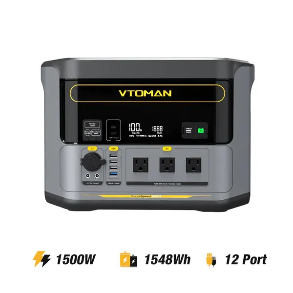 VTOMAN FlashSpeed 1500/3096Wh with 400W Solar Panel