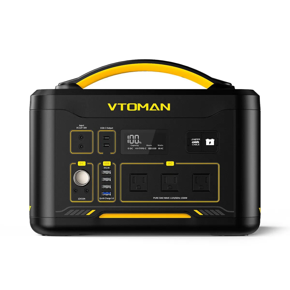 VTOMAN Jump 1500X with 1548Wh Extra Battery