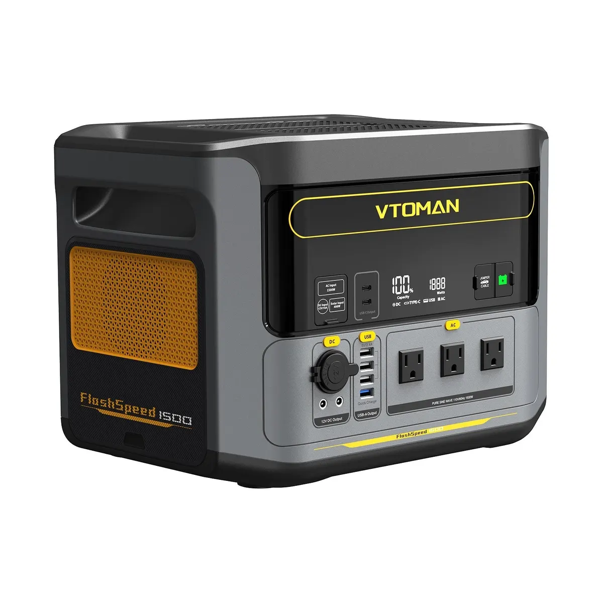 VTOMAN FlashSpeed 1500/3096Wh with 200W Pro Solar Panel