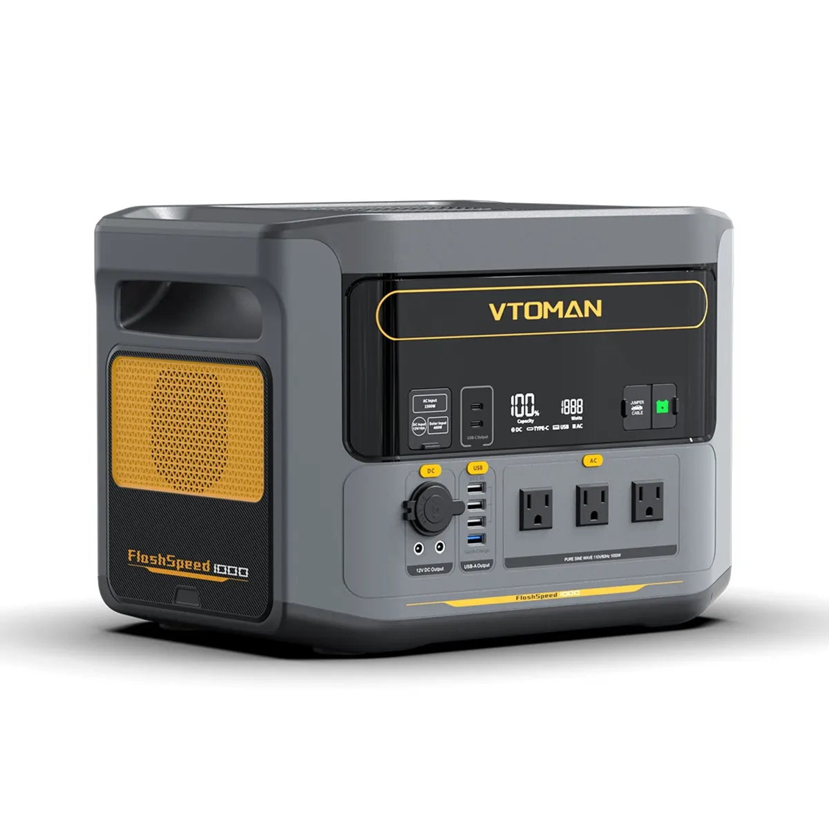 VTOMAN FlashSpeed 1000 with 110W Solar Panel (US&CANADA)