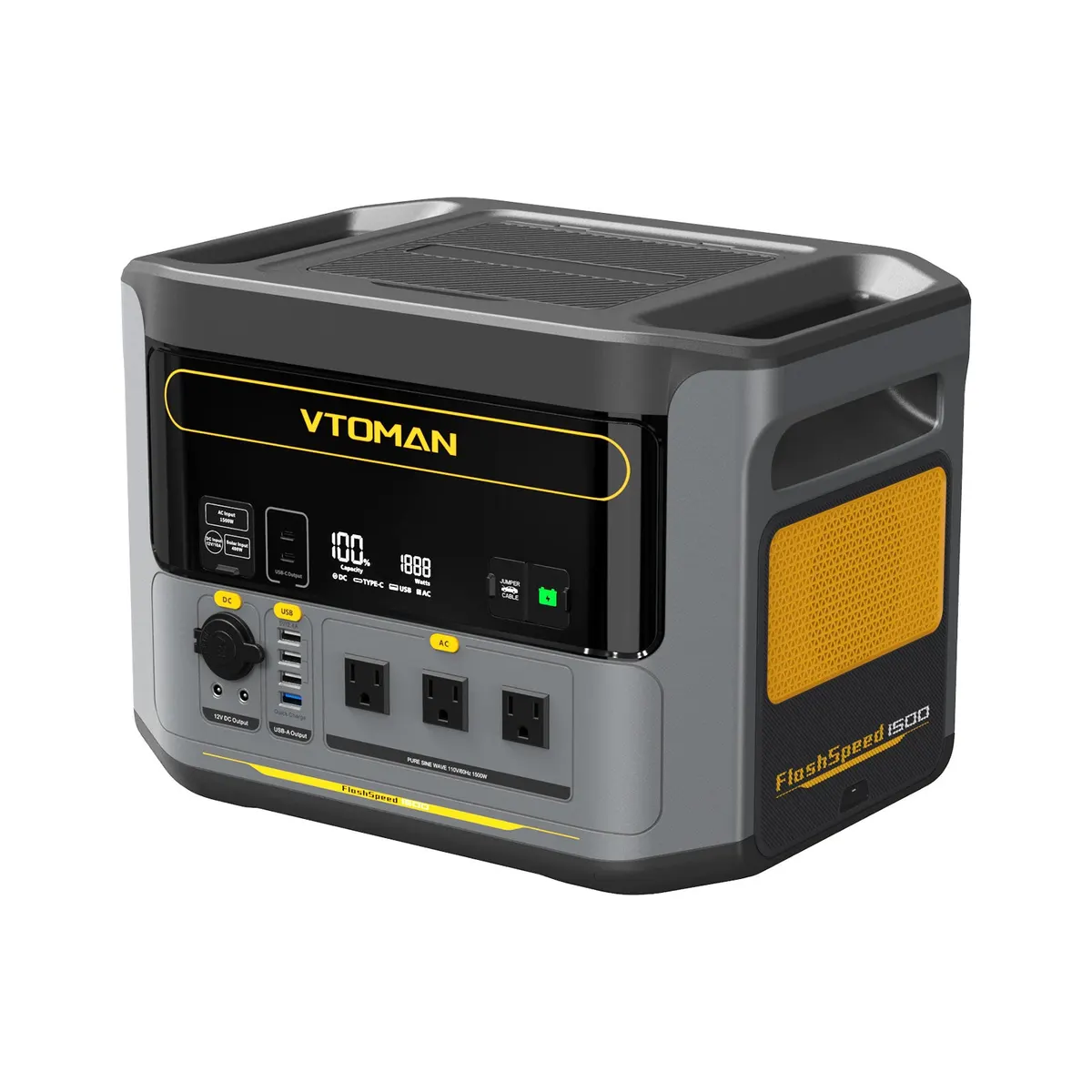 VTOMAN FlashSpeed 1500 Portable Power Station