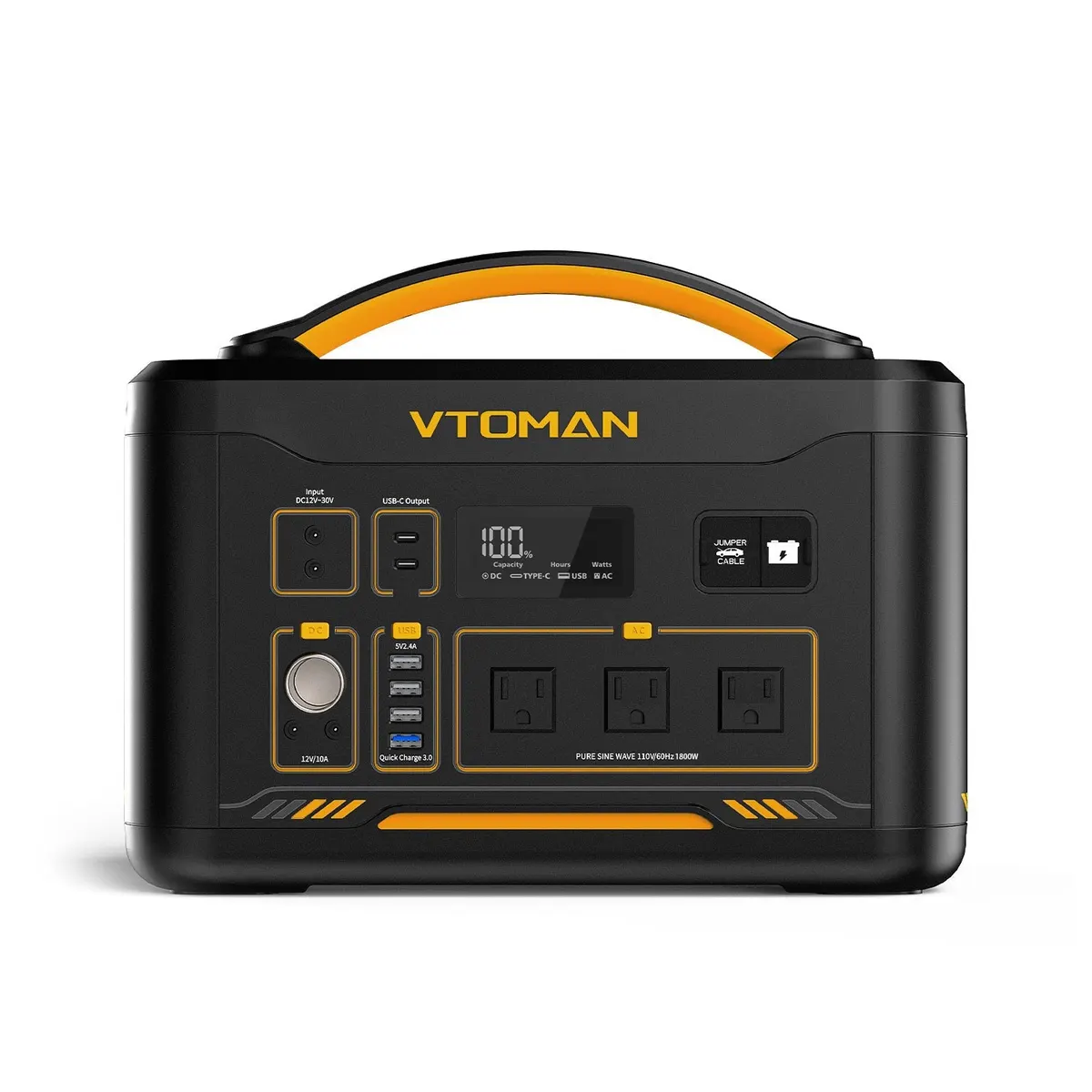 VTOMAN Jump 1800/3096Wh with 400W Solar Panel