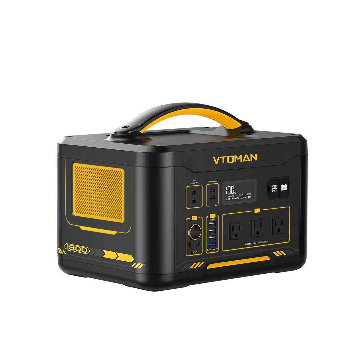 VTOMAN Jump 1800/3096Wh with 200W Solar Panel