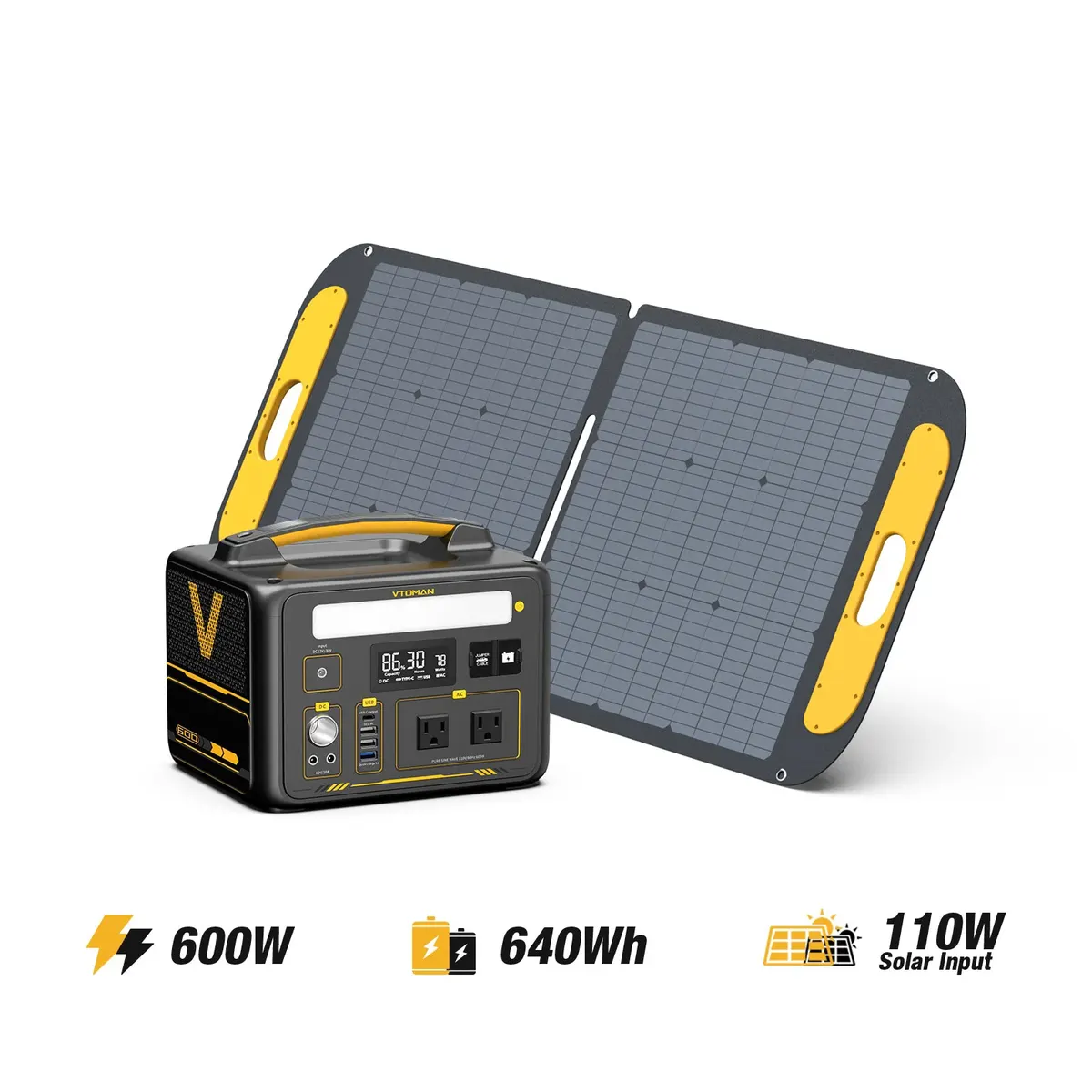 VTOMAN Jump 600 Portable Power Station (CANADA ONLY)
