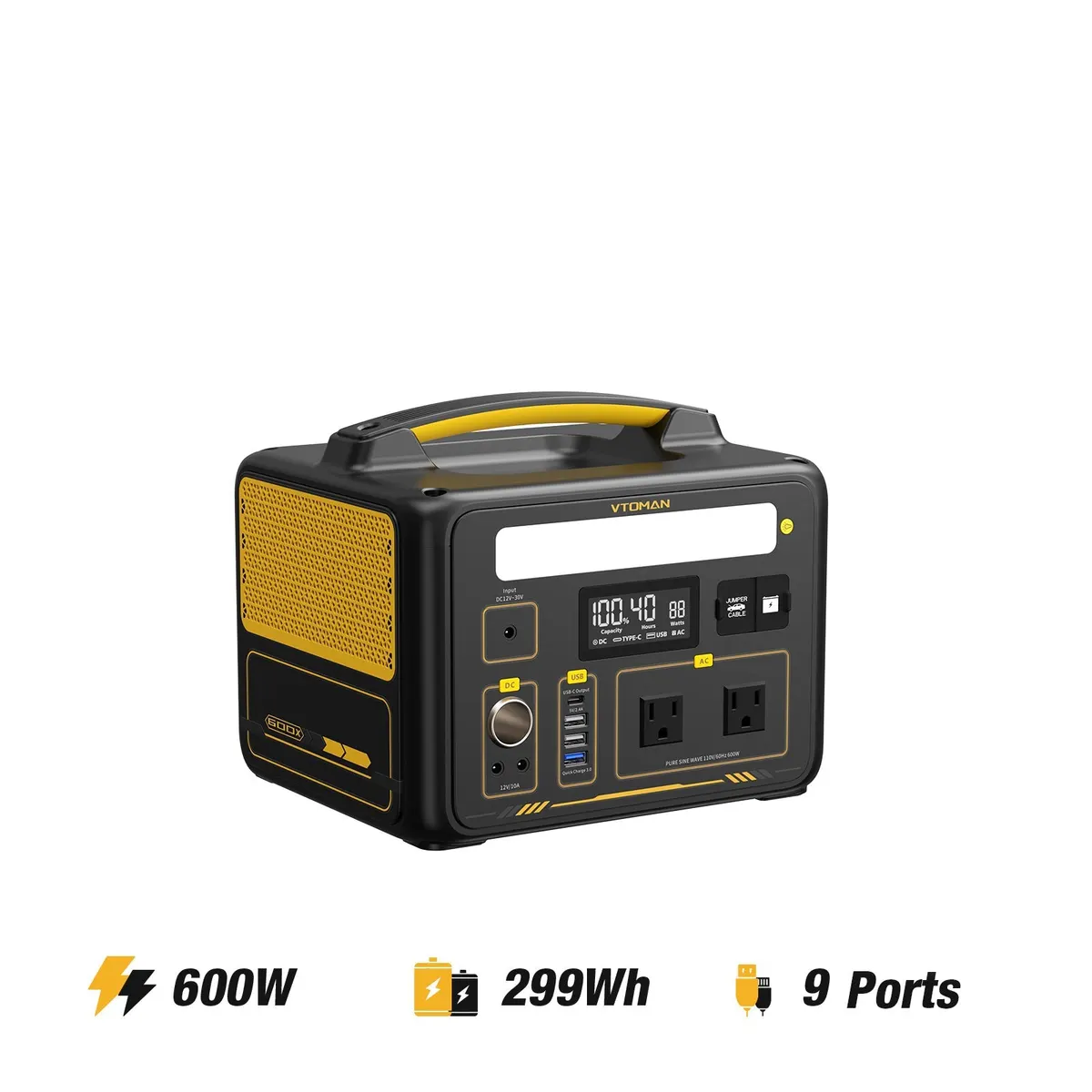 VTOMAN Jump 600X Portable Power Station (CANADA ONLY)