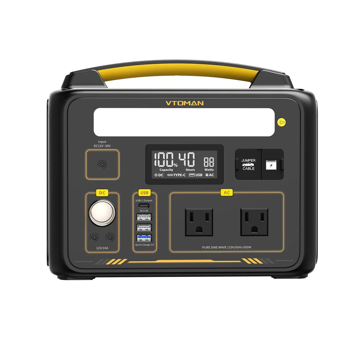 VTOMAN Jump 600X Portable Power Station (CANADA ONLY)