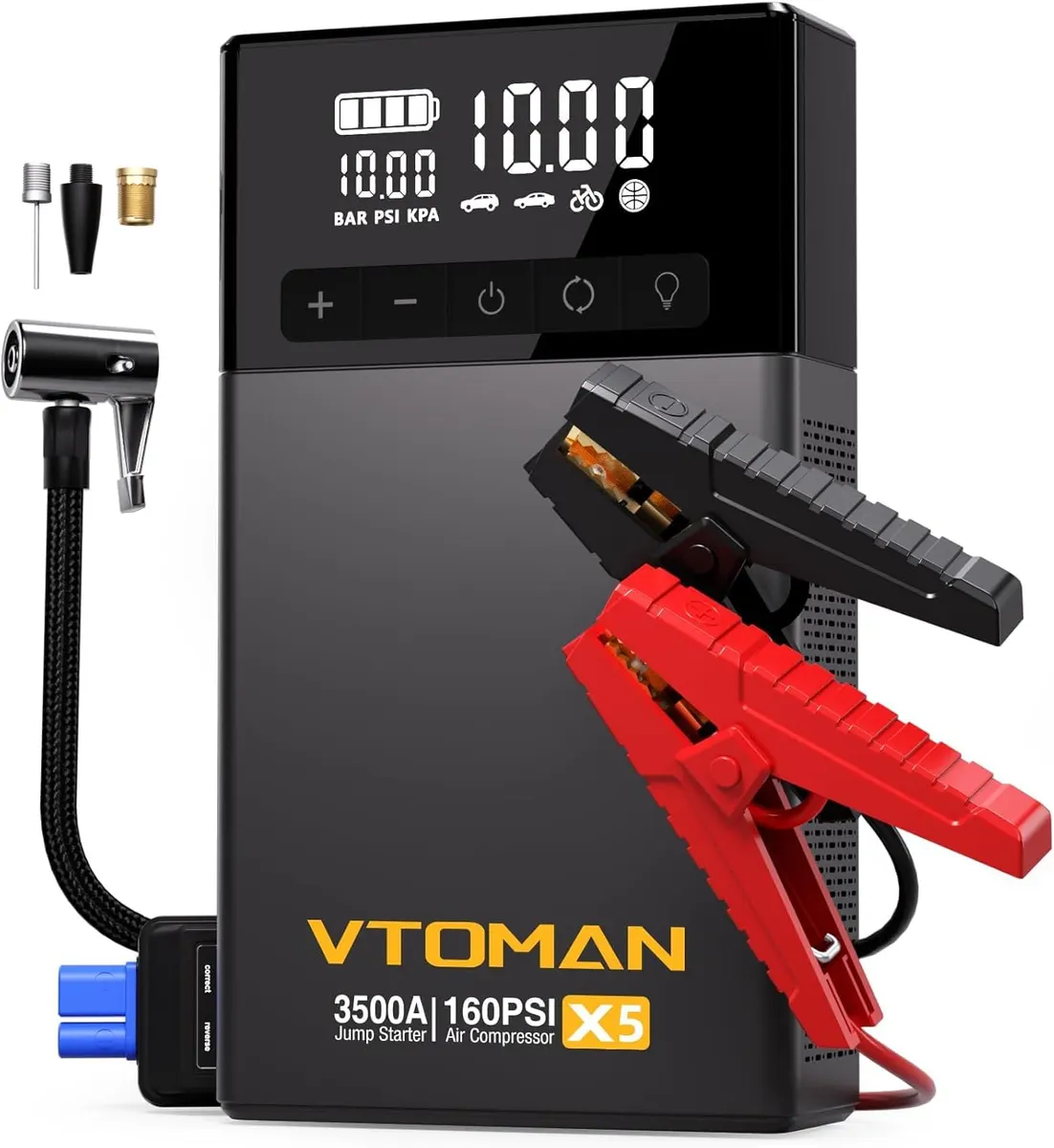 VTOMAN X5 Jump Starter with Air Compressor