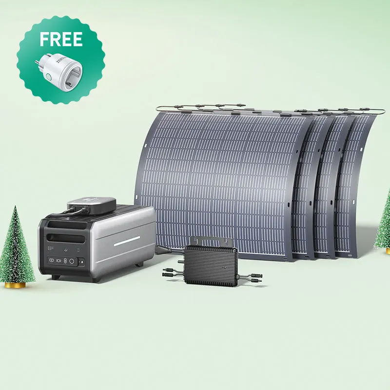 Zendure Satellite Battery Balcony Power Plant Set