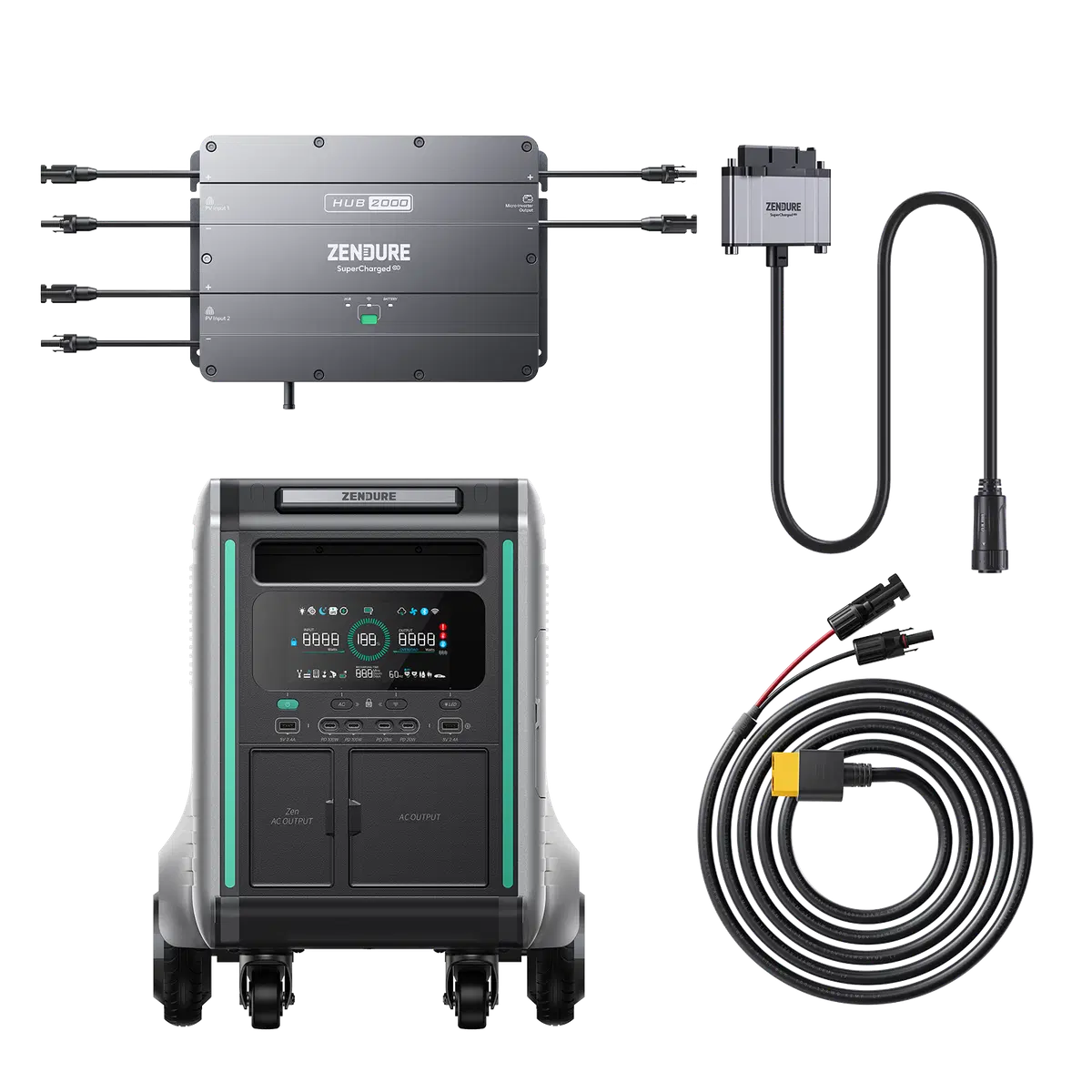 Zendure Hub 2000 + SuperBase V Plug and Play Solar System