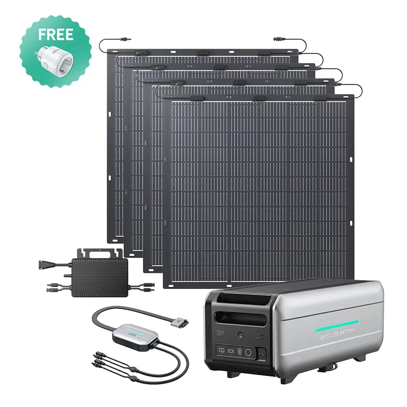 Zendure Satellite Battery Balcony Power Plant Set